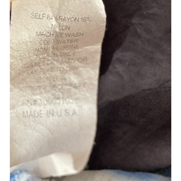 CITRON SANTA MONICA Women's Size XL Blue Black Tie Dye Long Sleeve Pullover Top - Picture 5 of 6